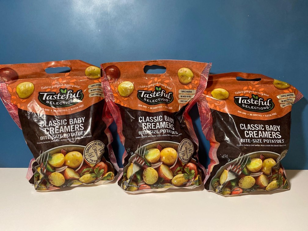 (X's 3) Tasteful Classic Baby Creamers Bite Size Potatoes 