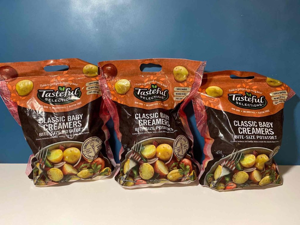 (X's 3) Tasteful Classic Baby Creamers Bite Size Potatoes 
