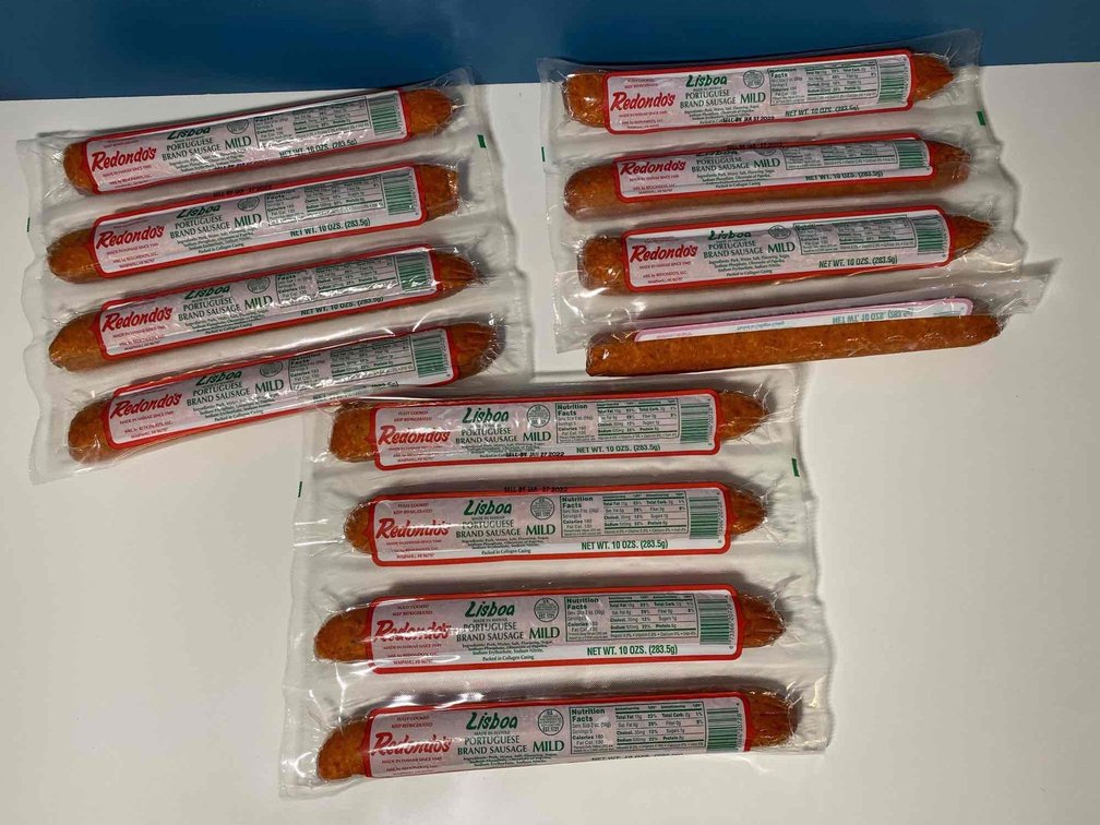 (X's 3) Redondo's Portuguese Mild Sausage 