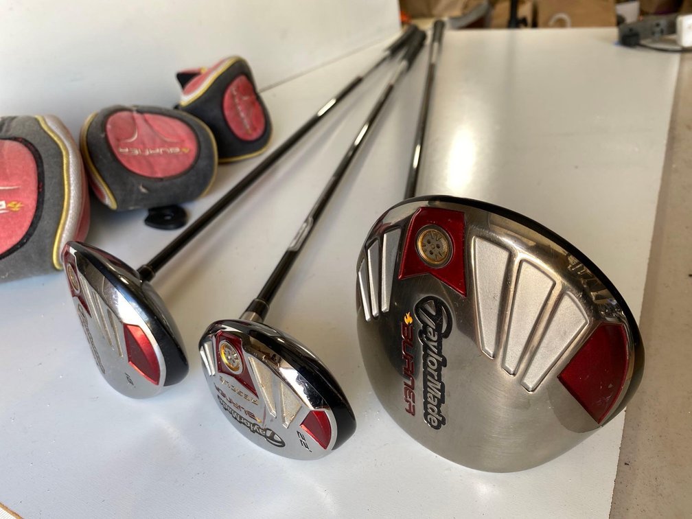 (X's 3) Taylor Made Burner Golf Clubs 