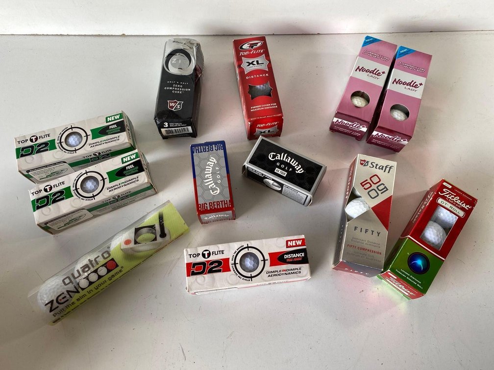 Mixed Lot of Various New in Package Golf Balls 