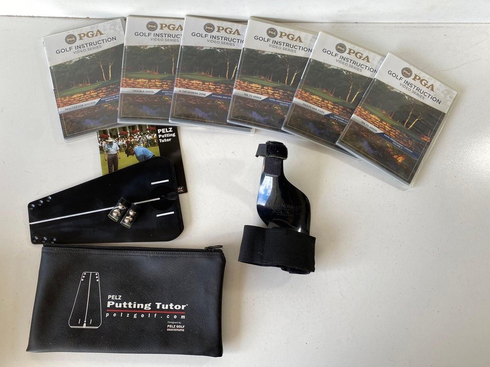 PGA Golf Instruction Video Series and Putting Tour Items 