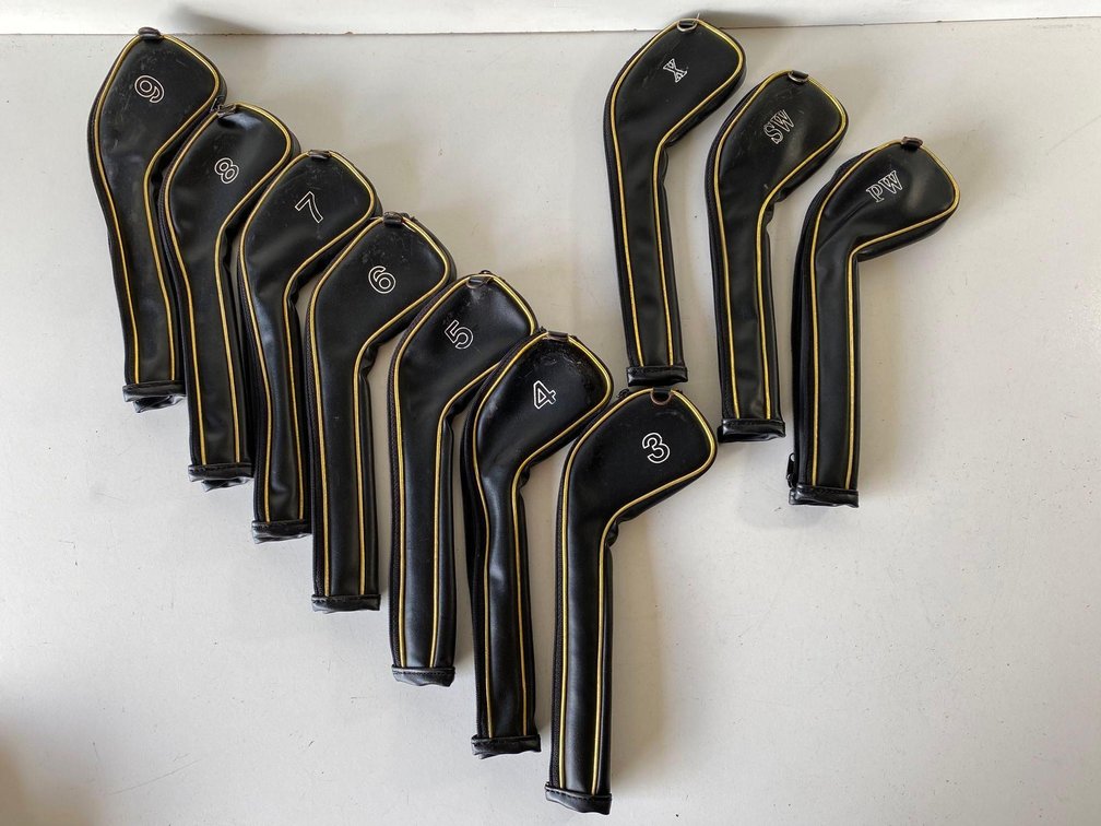Set of 10 Numbered Golf Club Covers 