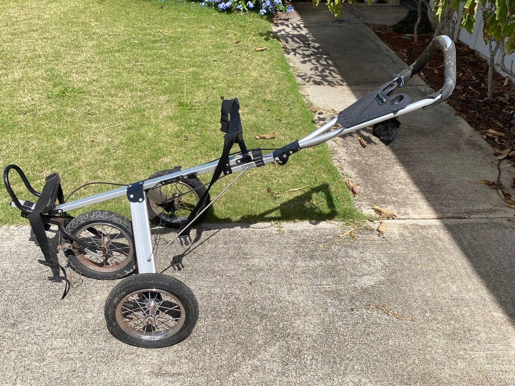 Collapsible Golf Bag Cart 