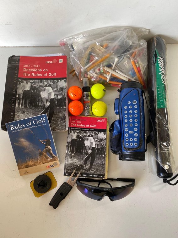 Mixed Lot of Various Golf Items 
