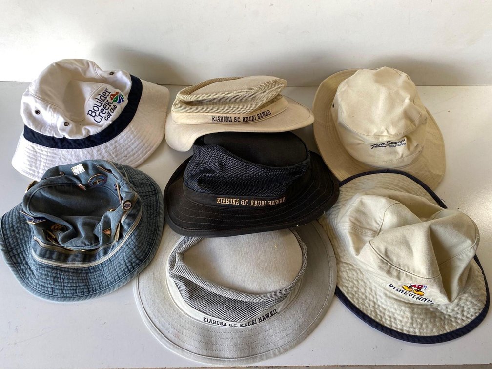 (X's 7) Rimmed Sun Hats 