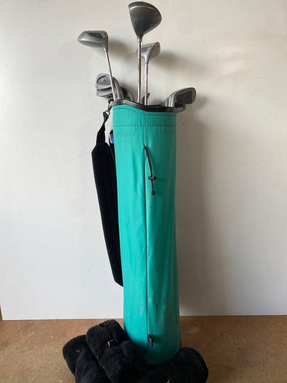Parfect Performance Series Golf Clubs with Green Golf Bag 