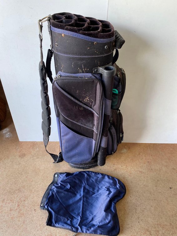 Purple/Black Golf Bag 