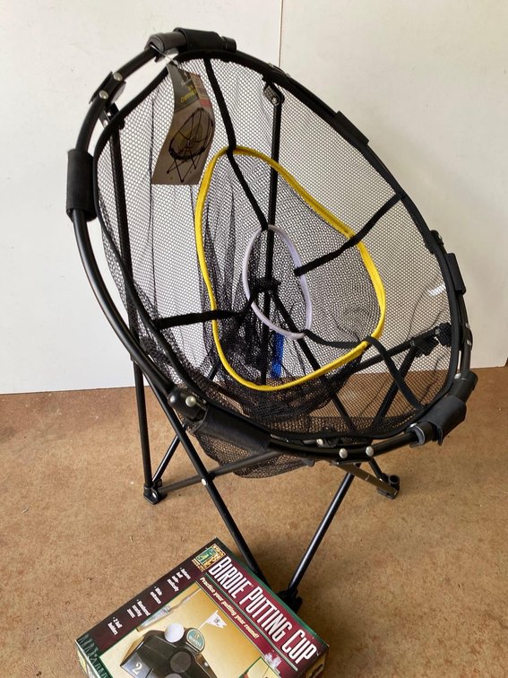 Birdie Putting Cup and Tommy Armour 23" Chipping Net 