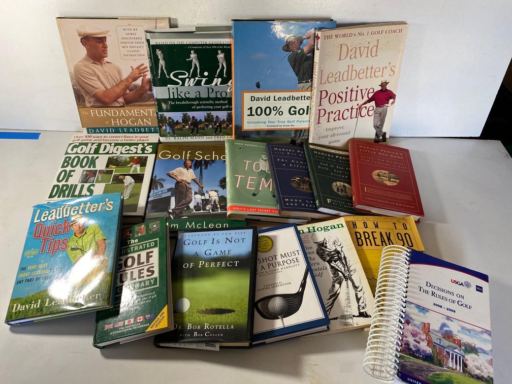 Mixed Lot of Books on Golf 