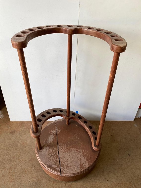 35" Wood Golf Club Stand