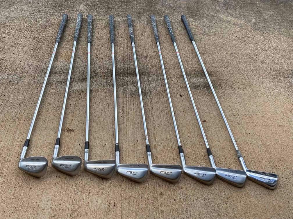 Set of 8 Titleist Tour Model Golf Clubs
