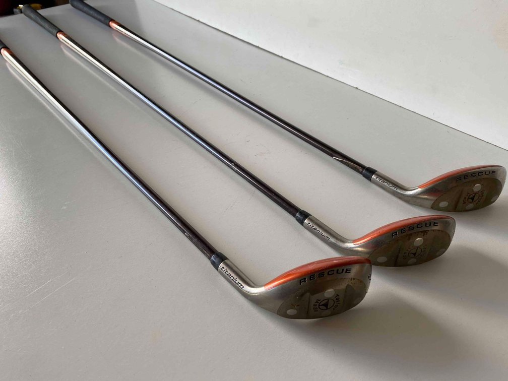(X's 3) Taylor Made Rescue 24, 18 and 21 Clubs 
