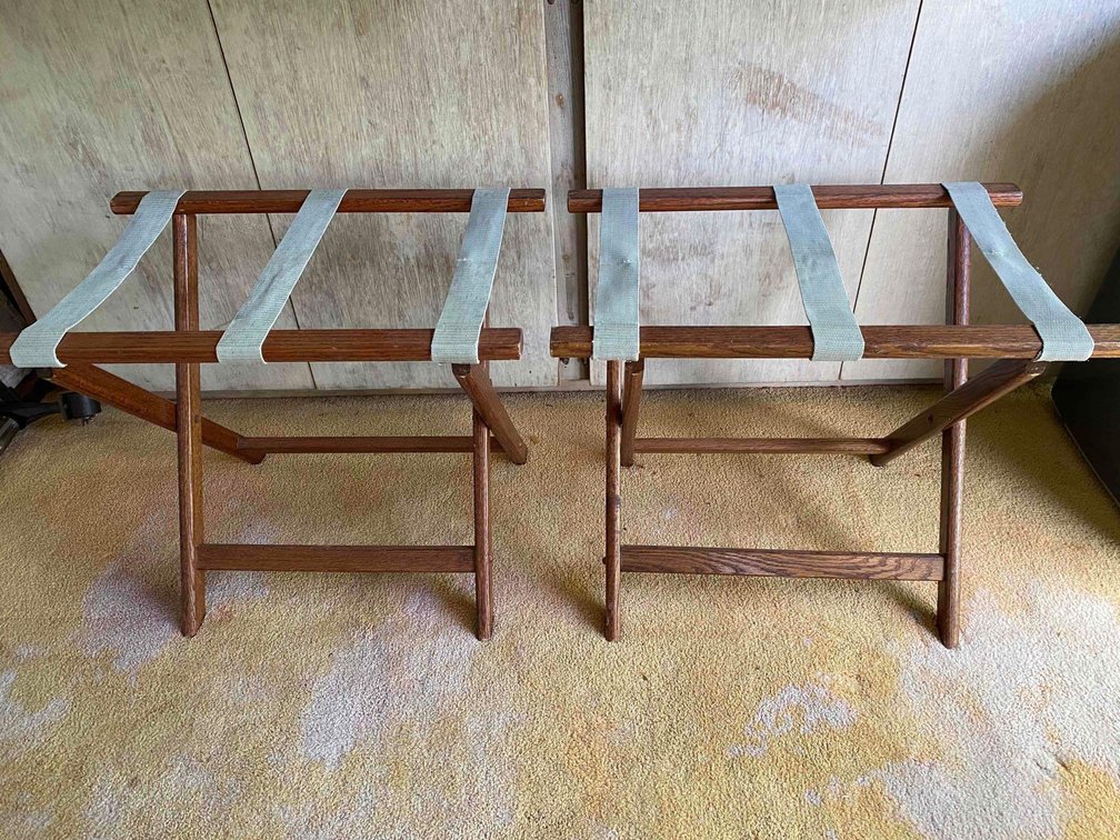 (X's 2) Folding Luggage Racks