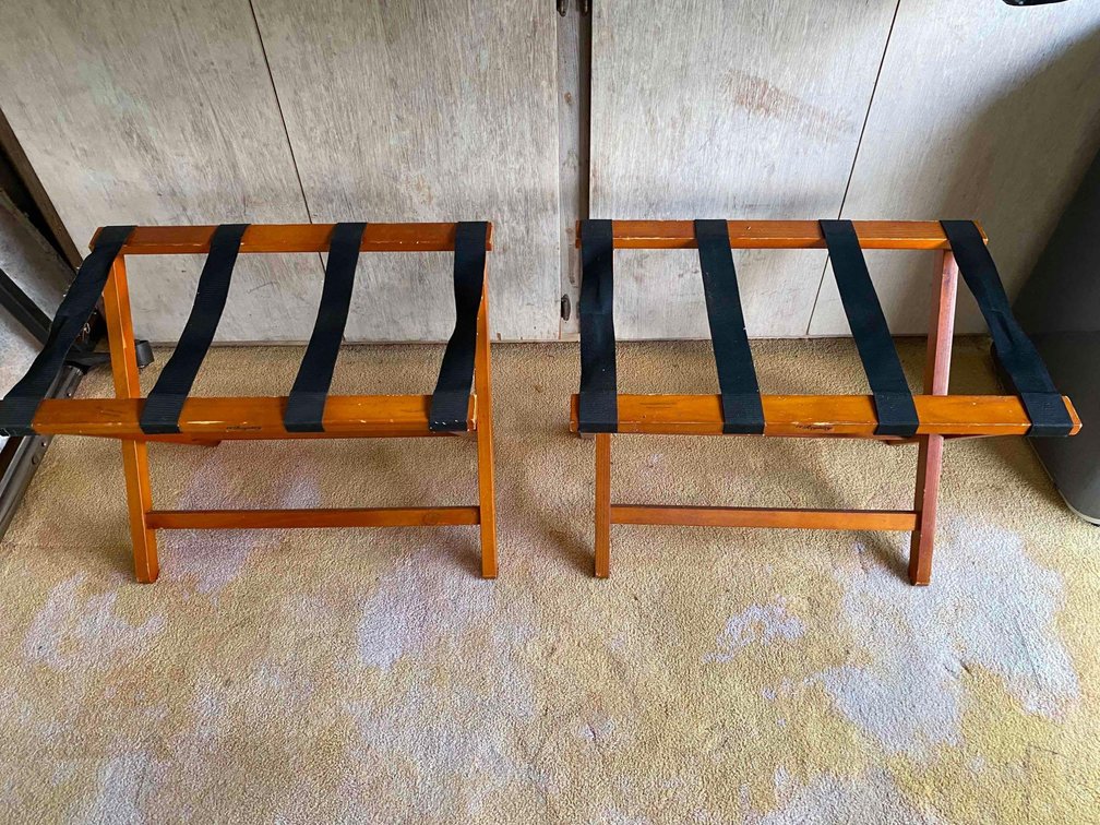 (X's 2) Folding Luggage Racks