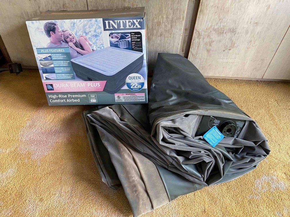 Queen Airbed With Motor