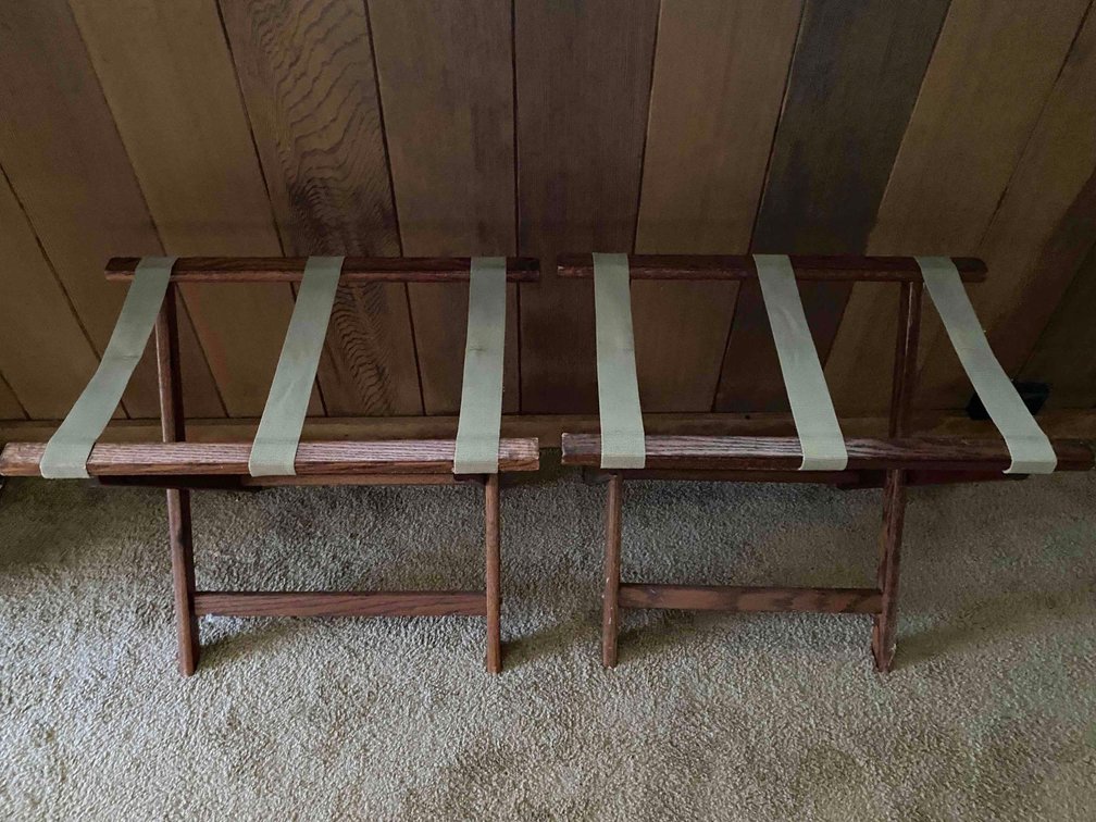 (X's 2) Folding Luggage Racks