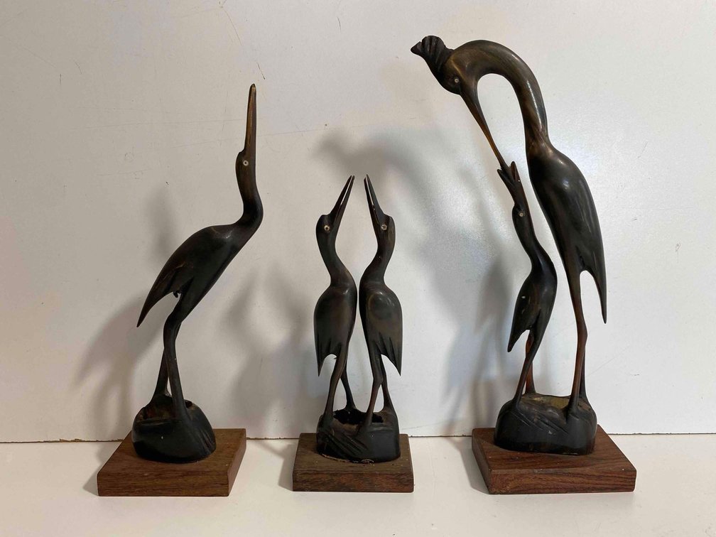 Hand Carved Birds