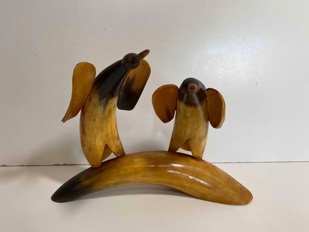Hand Carved Bird Sculpture