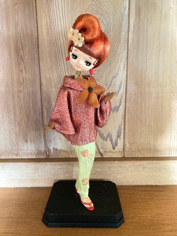 Vintage Japanese Big Eye Bradley Doll 