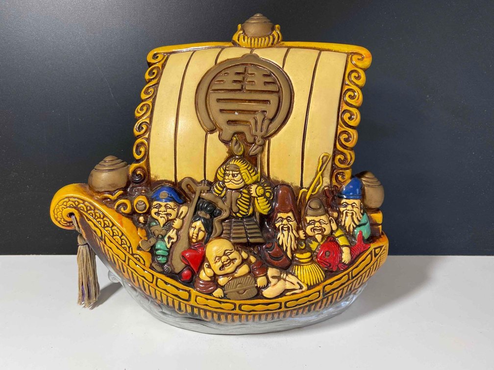 Ceramic Samurai and Others On Boat