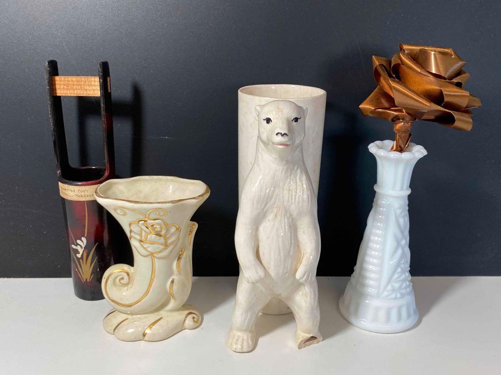 Vases of different styles