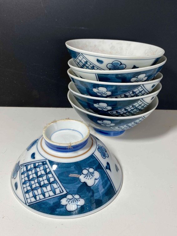 Blue/White Rice Bowls