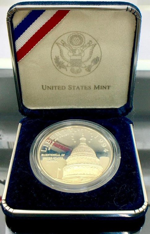 USA Liberty One Dollar US Coin Silver
