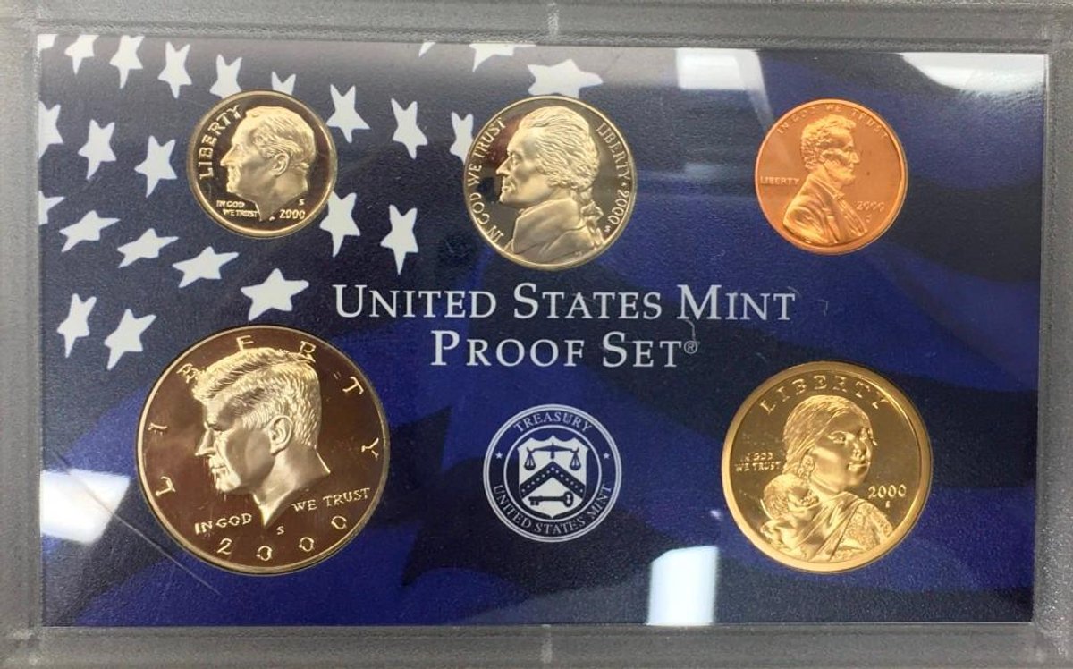 Year 2000 Coin Set Proof Edition Mint Sealed!