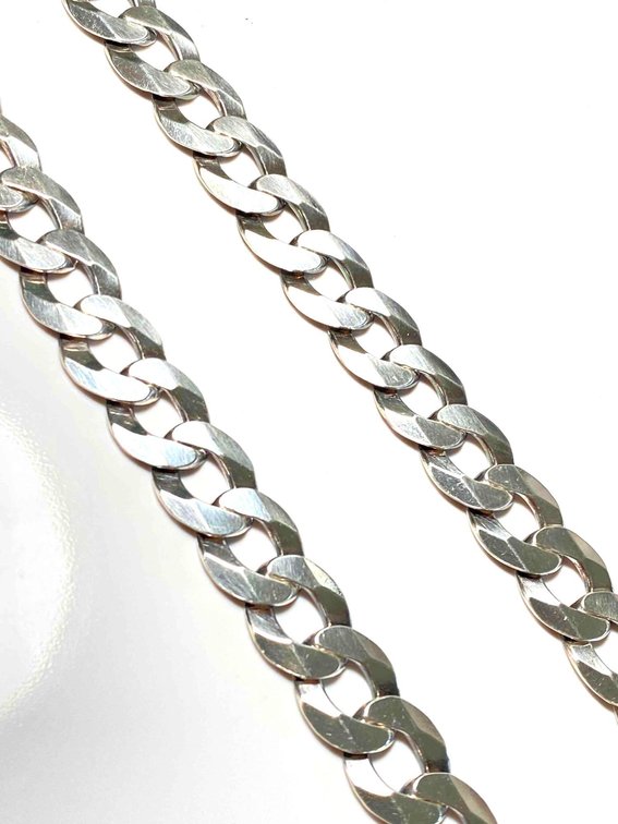 Over 2.5 Oz Italian 925 Sterling Silver 25" Thick Link Chain   81 Grams