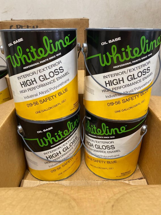 (X's 4) Whiteline Interior / Exterior High Gloss High Performance Enamel - Safety Blue 