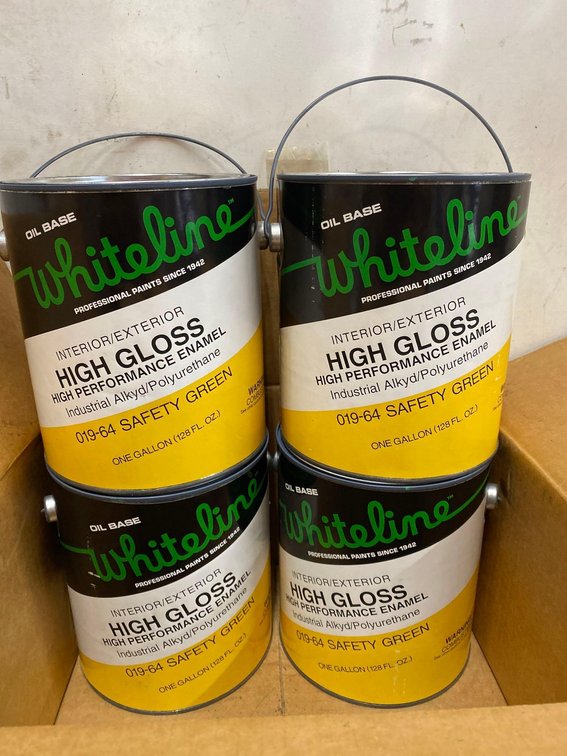 (X's 4) Whiteline Interior / Exterior High Gloss High Performance Enamel - Safety Green