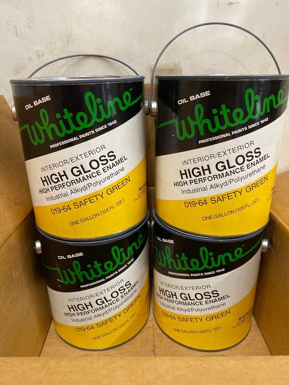 (X's 4) Whiteline Interior / Exterior High Gloss High Performance Enamel - Safety Green