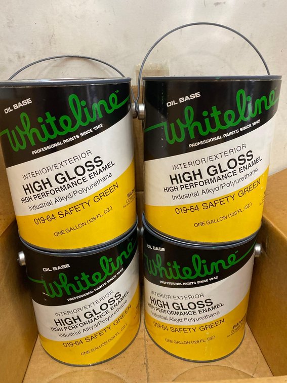 (X's 4) Whiteline Interior / Exterior High Gloss High Performance Enamel - Safety Green
