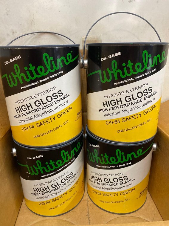 (X's 4) Whiteline Interior / Exterior High Gloss High Performance Enamel - Safety Green