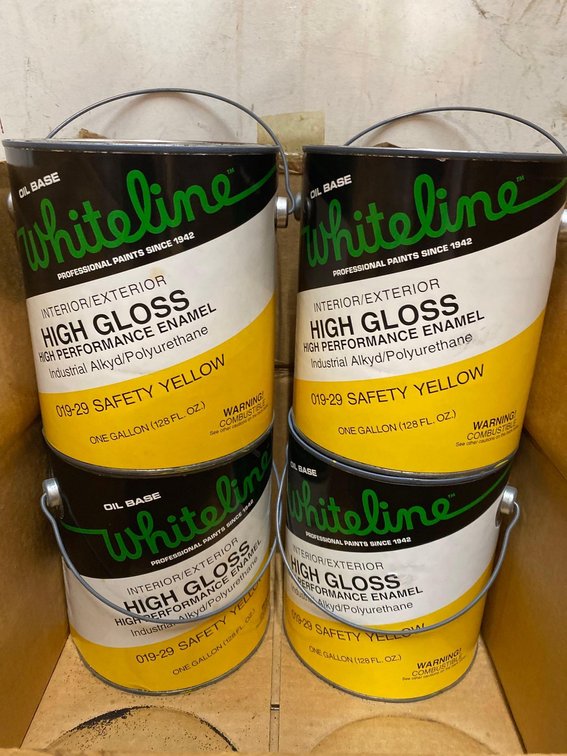 (X's 4) Whiteline Interior / Exterior High Gloss High Performance Enamel - Safety Yellow