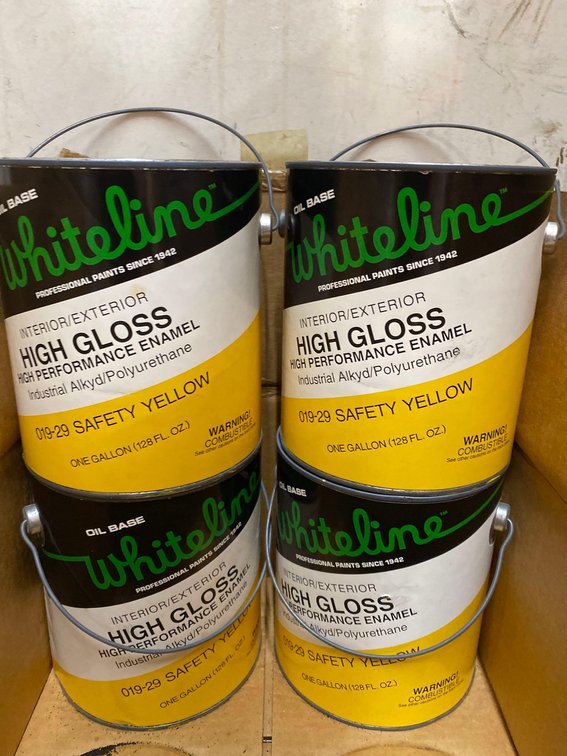 (X's 4) Whiteline Interior / Exterior High Gloss High Performance Enamel - Safety Yellow