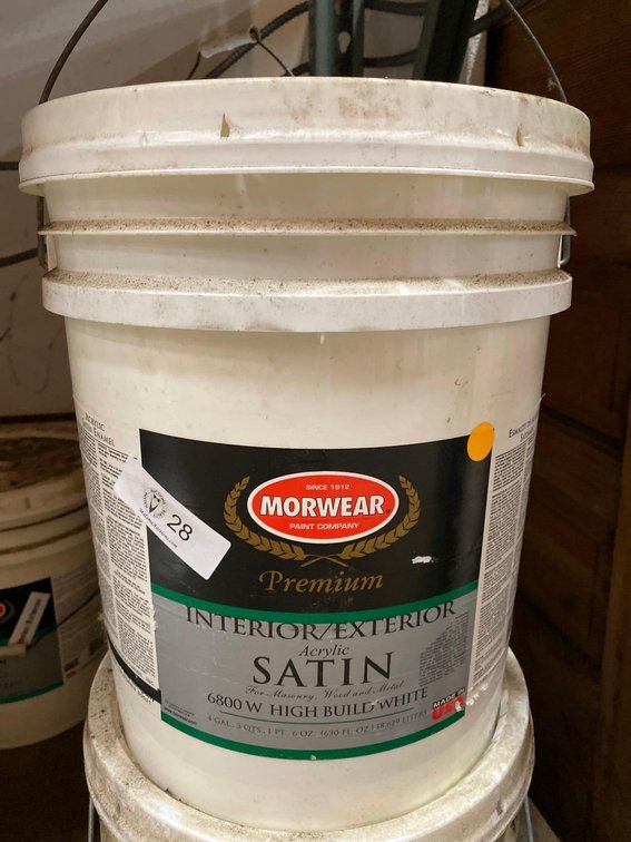 5 Gallon Bucket Morwear Premium Interior/Exterior Acrylic Satin 