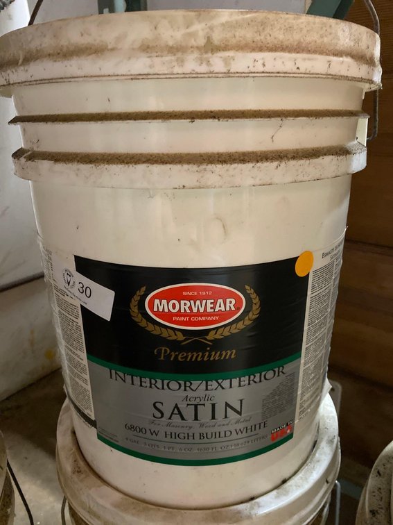 5 Gallon Bucket Morwear Premium Interior/Exterior Acrylic Satin 