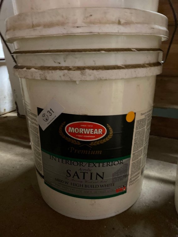 5 Gallon Bucket Morwear Premium Interior/Exterior Acrylic Satin 