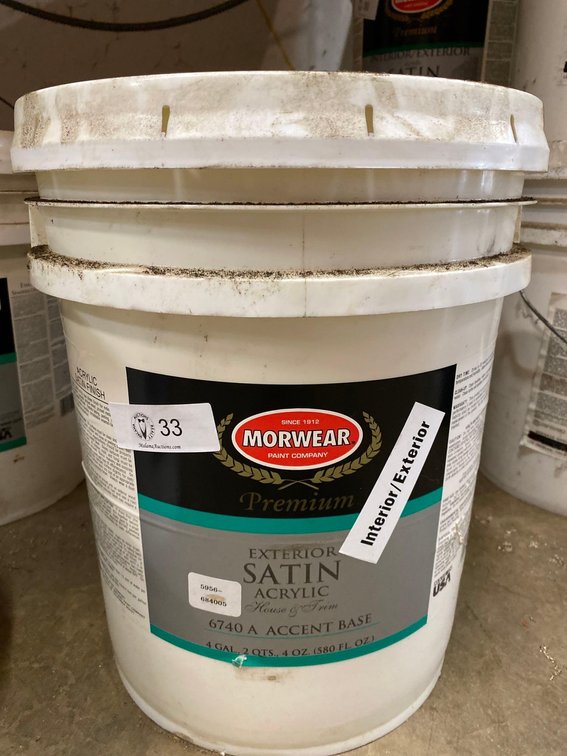 5 Gallon Bucket Morwear Premium Exterior Acrylic Satin 