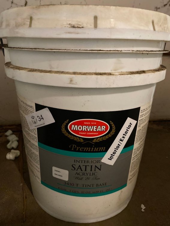 5 Gallon Bucket Morwear Premium Interior Acrylic Satin 