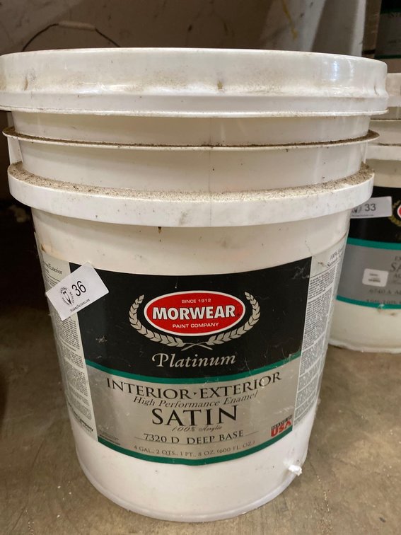 5 Gallon Bucket Morwear Premium Interior/Exterior High Performance Enamel Satin