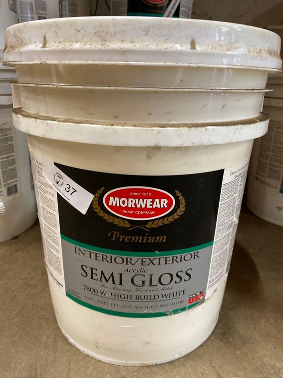 5 Gallon Bucket Morwear Premium Interior/Exterior Acrylic Semi Gloss