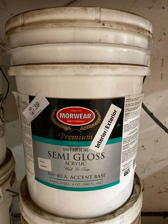 5 Gallon Bucket Morwear Premium Interior Acrylic Semi Gloss