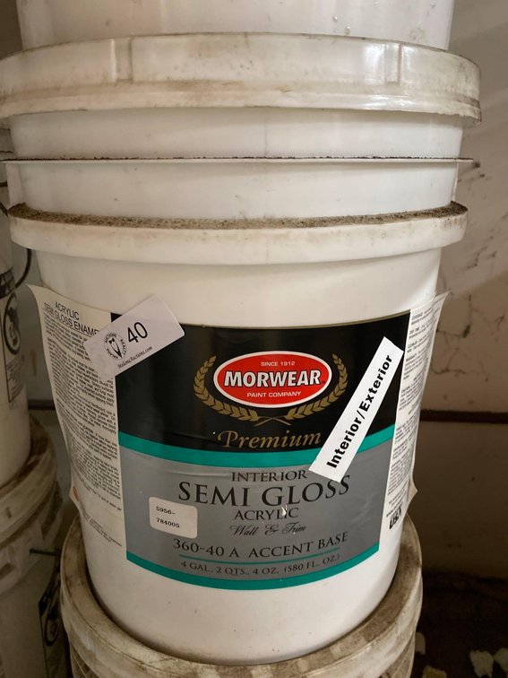 5 Gallon Bucket Morwear Premium Interior Acrylic Semi Gloss