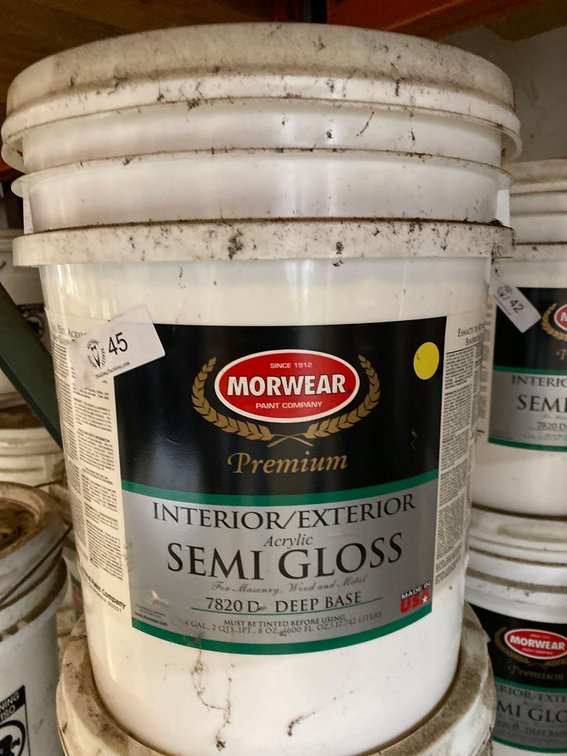 5 Gallon Bucket Morwear Premium Interior/Exterior Acrylic Semi Gloss