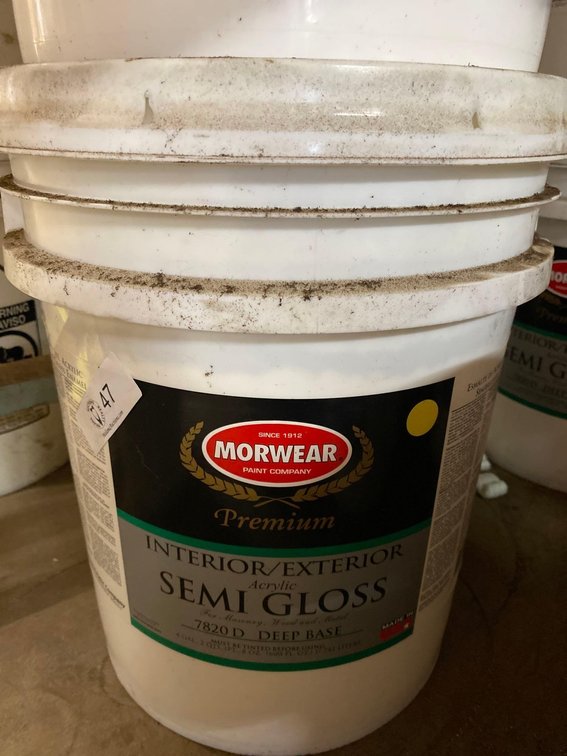 5 Gallon Bucket Morwear Premium Interior/Exterior Acrylic Semi Gloss