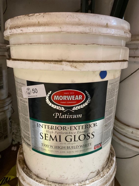 5 Gallon Bucket Morwear Premium Interior/Exterior High Performance Enamel Semi Gloss