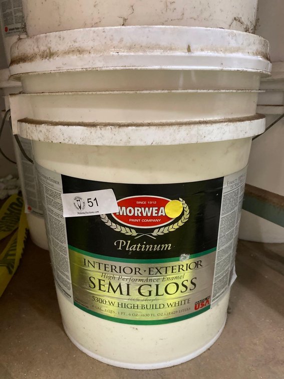 5 Gallon Bucket Morwear Premium Interior/Exterior High Performance Enamel Semi Gloss